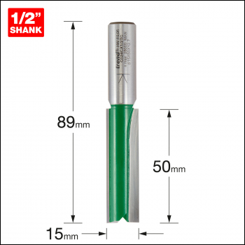 Trend Two Flute Cutter 15mm Diameter - Code C024CX1/2TC