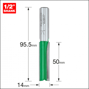 Trend Two Flute Cutter 14mm Diameter - Code C023CX1/2TC