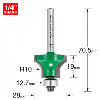 Trend Bearing Guided Glazing Bar Cutter - Code C265X1/4TC