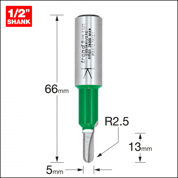 Trend Radius 2.5mm Radius X 5mm Diameter - Code C051AX1/2TC