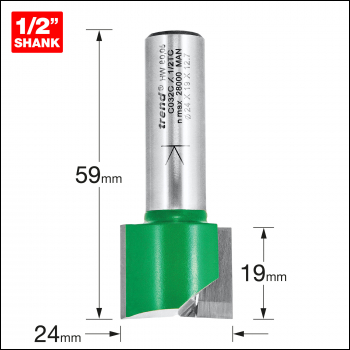 Trend Two Flute Cutter 24mm Diameter - Code C032CX1/2TC