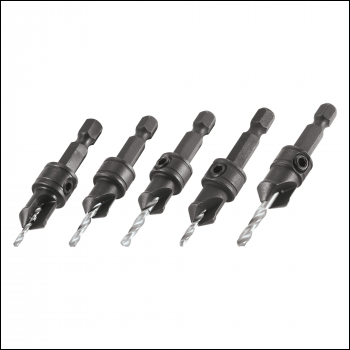 Trend Quick Release 5 Piece Countersink Set - Code QR/CS/SET