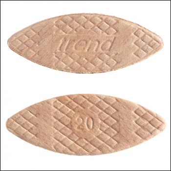 Trend No 20 Size Compressed Beech Biscuits - 100 Pack - Code BSC/20/100