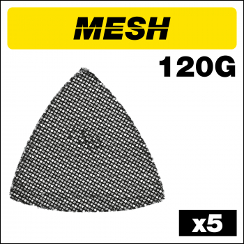 Trend Mesh Delta Sanding Sheet 5pc 93mm 120 Grit - Code AB/OSC/120M