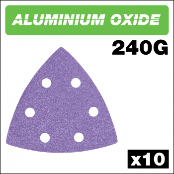 Trend 93 X 93mm 240g Delta Sanding Pad, 10 Pack - Code AB/OSC/240A