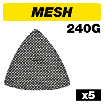 Trend Mesh Delta Sanding Sheet 5pc 93mm 240 Grit - Code AB/OSC/240M