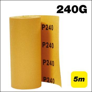 Trend 115mm X 5m 240 Grit Aluminium Oxide Sanding Roll - Code AB/R115/240A