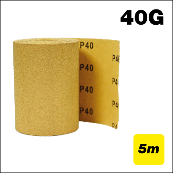 Trend 115mm X 5m 40 Grit Aluminium Oxide Sanding Roll - Code AB/R115/40A