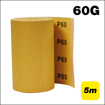 Trend 115mm X 5m 60 Grit Aluminium Oxide Sanding Roll - Code AB/R115/60A