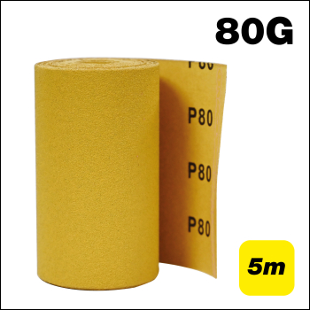 Trend 115mm X 5m 80 Grit Aluminium Oxide Sanding Roll - Code AB/R115/80A