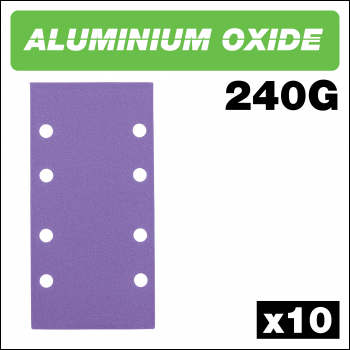 Trend 93 X 185mm 240g Third Sheet Sanding Pad, 10 Pack - Code AB/THD/240A