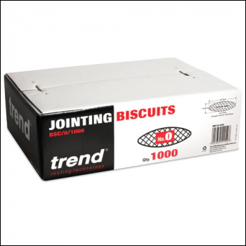 Trend Jointing Biscuits No 0 1000 Off - Code BSC/0/1000