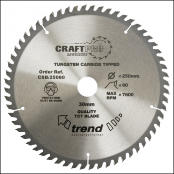 Trend Wood Circular Saw Blade 350mm X 30mm X 64t - Code CSB/35064
