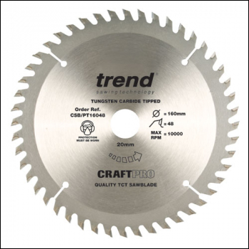 Trend Craft Saw Blade Panel Trim 210mm X 60 Teeth X 30mm - Code CSB/PT21060