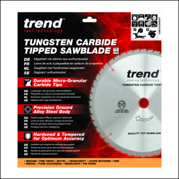 Trend Wood Cordless Atbr Mitre Saw Blade 305mm X 30mm X 60t - Code CSB/CC30560T