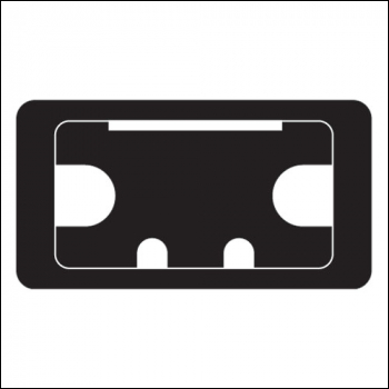 Trend Cable Tidy Insert Black - Code CTI/105/PK3