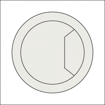 Trend Cable Tidy Insert Light Grey - Code CTI/80/PK1