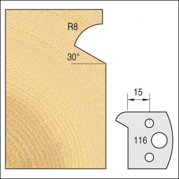 Trend Knife 40mm X 4mm Tool Steel (pair) - Code IT/3311640