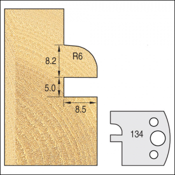 Trend Knife 40mm X 4mm Tool Steel (pair) - Code IT/3313440