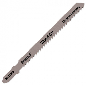 Trend Jigsaw Blade 100x2.5mm Cv Up-cut 5 Pack - Code JB/T101B