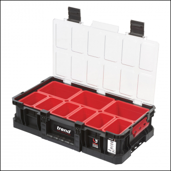Trend Modular Storage Compact Box 100mm C/w 9 Bins - Code MS/C/100B9