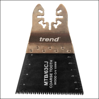 Trend Universal 68mm Coarse Tooth Crv Japanese Multi-tool Blades, 5 Pack - Code MTB/63CJ