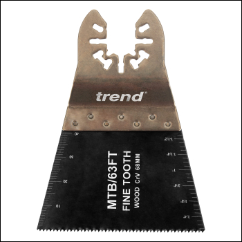 Trend Universal 68mm Fine Tooth Crv Multi-tool Blades, 5 Pack - Code MTB/63FT