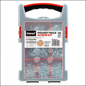 Trend Pocket Hole Screw Selection, 850 Pieces - Code PH/SCW/PK1
