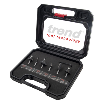 Trend 6pc Starter Cutter Set 12mm - Code SET/SS11X12MMTC
