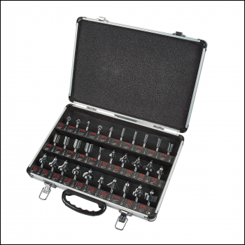 Trend 30 Piece 1/4in Shank Tct Router Cutter Set - Affordable, Comprehensive Range Of Popular And Useful Profiles. - Code SET/SS31X1/4TC