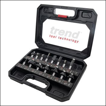 Trend 15 Piece 12mm Shank Tct Router Cutter Set - Ideal Starter / Entry Level Set For Heavy 12mm Collet Routers - Code SET/SS9X12MMTC