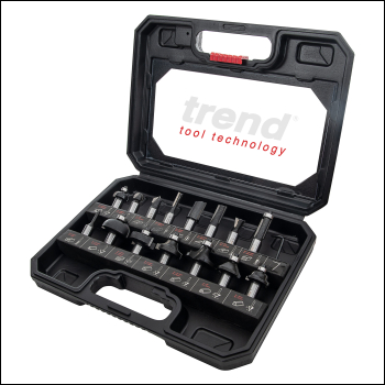 Trend 15 Piece 1/2in Shank Tct Router Cutter Set - Ideal Starter / Entry Level Set For Heavy 1/2in Collet Routers - Code SET/SS9X1/2TC