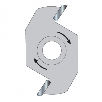 Trend Slotter 8mm Kerf 1/4 Bore - Code 34/33TC