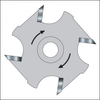 Trend Slotter 6mm Kerf M12mm Bore - Code 34/12TC