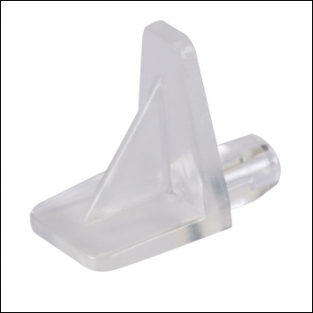Trend Shelf Support Plastic 5mm 12 Off - Code SS/P5/12