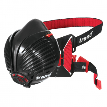 Trend Air Stealth Respirator Mask. Small/medium Size Half Mask With Twin P3 Rated Filters. - Code STEALTH/SM