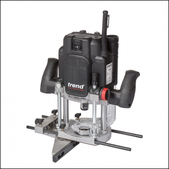 Trend 2300w 1/2 inch  Variable Speed Plunge Router 240v Uk & Ireland Only - Code T12EK