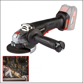 Trend T18s 18v Brushless 115mm Angle Grinder (bare Tool) - Uk & Irl Sale Only - Code T18S/AG115B