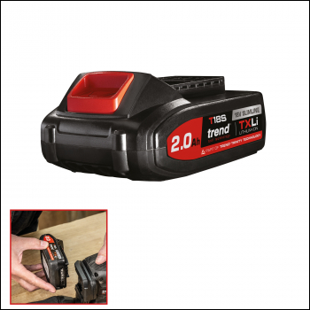 Trend T18s 18v 2ah Txli Battery - Uk & Irl Sale Only - Code T18S/BA2A