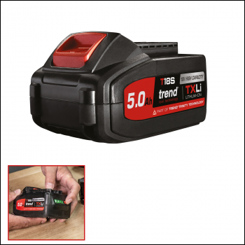 Trend T18s 18v 5ah Txli Battery - Uk & Irl Sale Only - Code T18S/BA5A