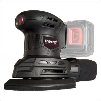 Trend T18s 18v Detail Sander (bare Tool) - Uk & Irl Sale Only - Code T18S/DSB