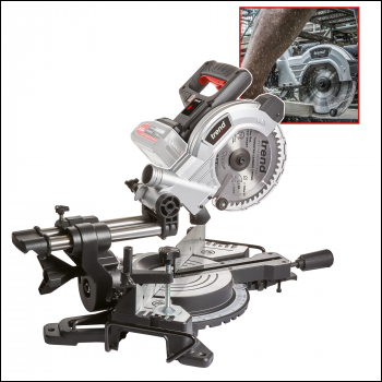 Trend T18s 18v 184mm Single Bevel Mitre Saw (bare Tool) - Uk & Eire Sale Only - Code T18S/MS184B