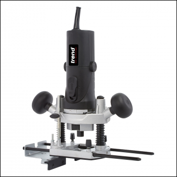 Trend 850w 1/4 inch  Variable Speed Plunge Router 240v Uk & Ireland Only - Code T4EK