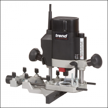 Trend 1000w 8mm Variable Speed Plunge Router 230v Eu - Code T5EB/MK2/EURO