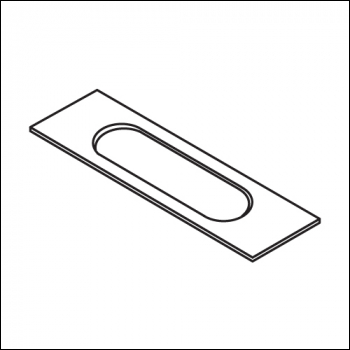 Trend Lock/jig/a Template 26mm X153mm Rounded Ends - Code WP-LOCK/A/T51