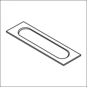 Trend Lock/jig/a Template 22mm X 235mm Rounded Ends - Code WP-LOCK/A/T76