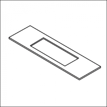 Trend Lock Template 26.2mm X 134mm Faceplate - Code WP-LOCK/T/324