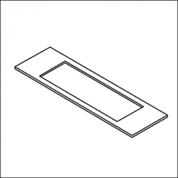 Trend Lock Template 19mm X 78.0mm Mortise - Code WP-LOCK/T/C