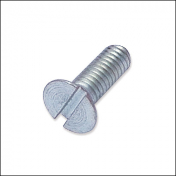 Trend M4 X 12mm Countersunk Slot Machine Screw - Uk Only - Code WP-SCW/03