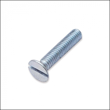 Trend M4 X 20mm Countersunk Slot Machine Screw - Uk Only - Code WP-SCW/04